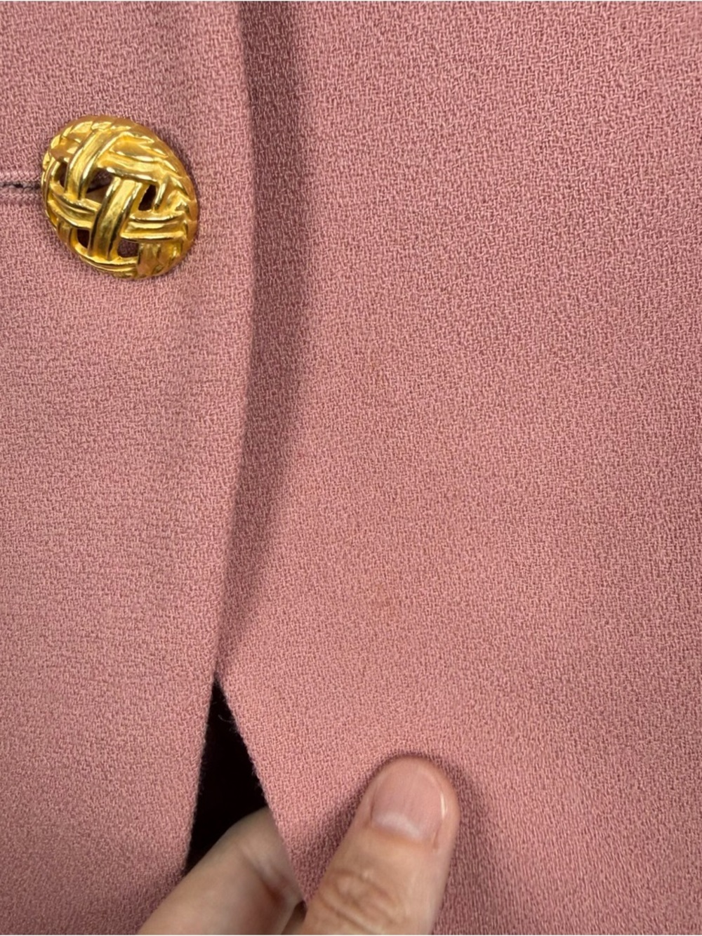 Vintage Christian Dior Pink Gold Skirt Suit Set Career Work Old Money Luxury 12 - Picture 13 of 16